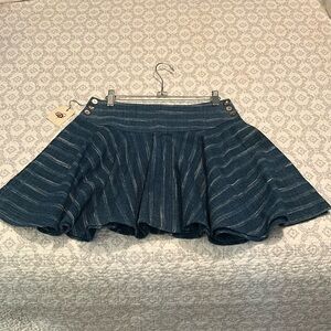 “Natural of Indigo” Blue Skirt